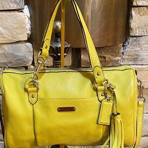 Coach Lime Green Crossbody Bag